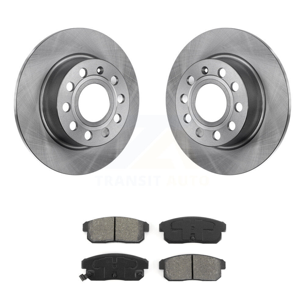 Disc Brake Rotor & Semi-Metallic Pad Rear Kit For Nissan Maxima INFINITI I35 I30