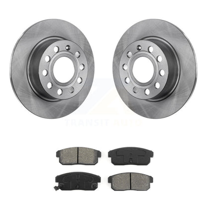 Disc Brake Rotor & Semi-Metallic Pad Rear Kit For Nissan Maxima INFINITI I35 I30