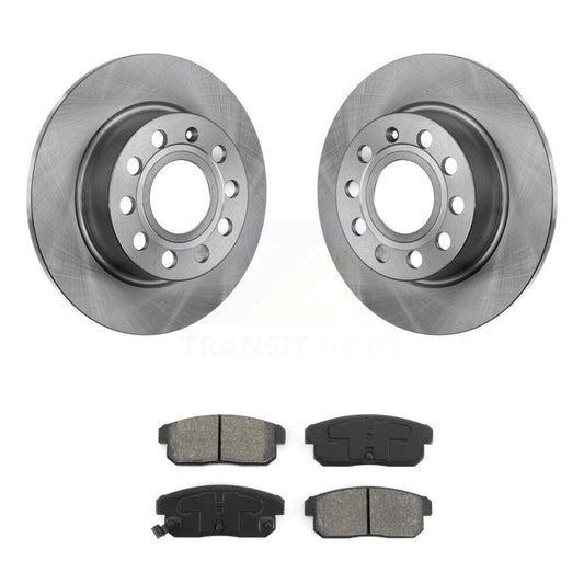 Disc Brake Rotor & Semi-Metallic Pad Rear Kit For Nissan Maxima INFINITI I35 I30