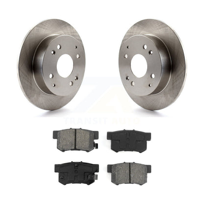 Disc Brake Rotors And Semi-Metallic Pads Rear Kit For Honda Accord Acura CL