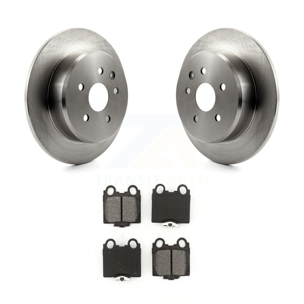 Brake Rotor & Semi-Metallic Pad Rear Kit For Lexus SC430 IS300 GS300 GS400 GS430