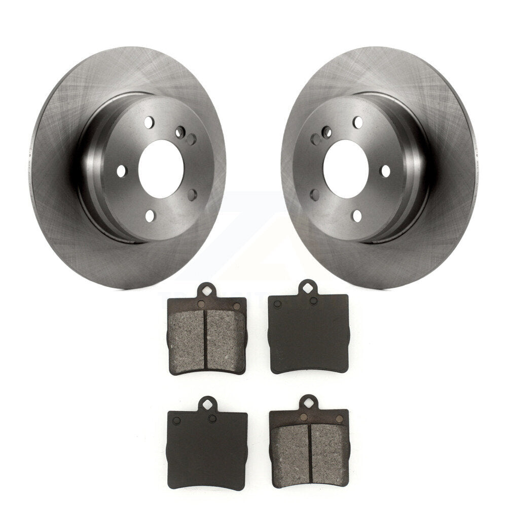 Disc Brake Rotors And Semi-Metallic Pads Rear Kit For Mercedes-Benz SLK280