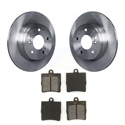 Brake Rotor Semi-Metallic Pad Rear Kit For Mercedes-Benz C230 Chrysler Crossfire