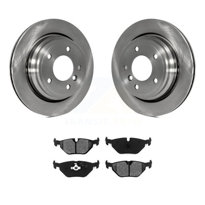 Disc Brake Rotors And Semi-Metallic Pads Rear Kit For BMW 540i 530i 528i 525i