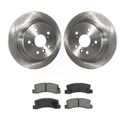 Disc Brake Rotors And Semi-Metallic Pads Rear Kit For 1999-2003 Lexus RX300 AWD