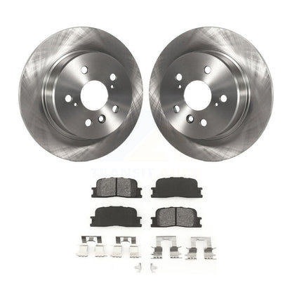 Disc Brake Rotors Semi-Metallic Pad Rear Kit For 2001-2003 Toyota Highlander AWD