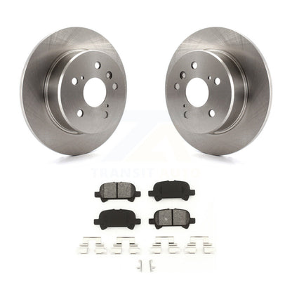 Disc Brake Rotors And Semi-Metallic Pads Rear Kit For 2000-2004 Toyota Avalon