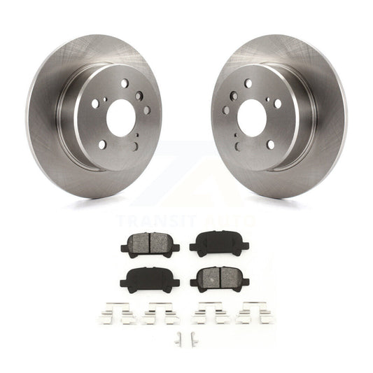 Disc Brake Rotors And Semi-Metallic Pads Rear Kit For 2000-2004 Toyota Avalon