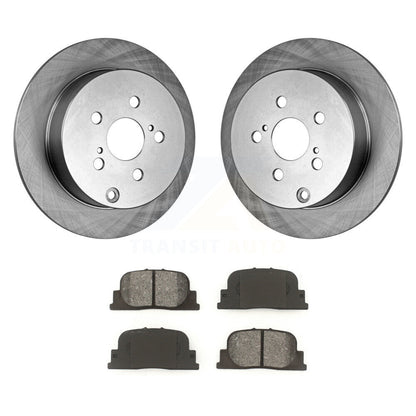 Disc Brake Rotors And Semi-Metallic Pads Rear Kit For 2005-2010 Scion tC