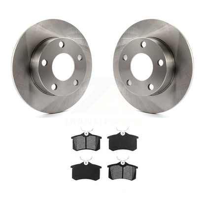 Brake Rotor And Semi-Metallic Pad Rear Kit For Volkswagen Passat Audi A4 Quattro