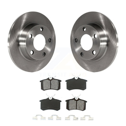 Disc Brake Rotors And Semi-Metallic Pads Rear Kit For Audi A6 Quattro Allroad