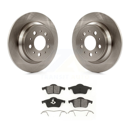Disc Brake Rotors And Semi-Metallic Pads Rear Kit For Volvo S60 XC70 V70 S80