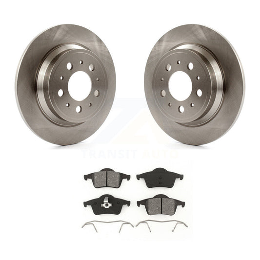 Disc Brake Rotors And Semi-Metallic Pads Rear Kit For Volvo S60 XC70 V70 S80