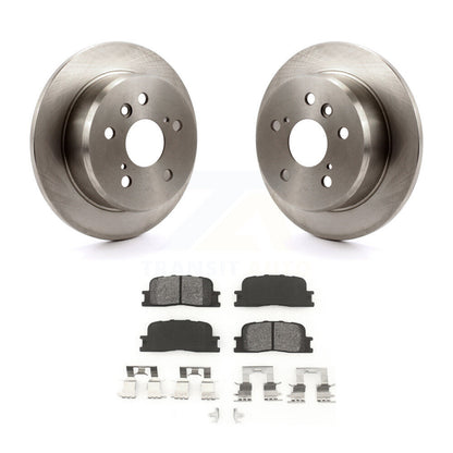 Disc Brake Rotor & Semi-Metallic Pad Rear Kit For Toyota Camry Lexus ES330 ES300