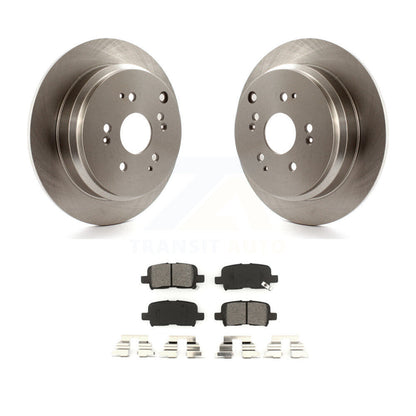 Disc Brake Rotors And Semi-Metallic Pads Rear Kit For 2002-2004 Honda Odyssey
