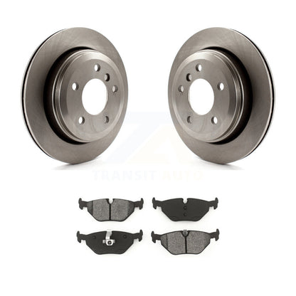 Disc Brake Rotors And Semi-Metallic Pads Rear Kit For 2001-2005 BMW 325xi