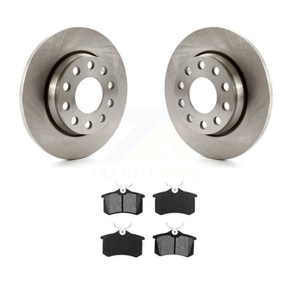 Disc Brake Rotors And Semi-Metallic Pads Rear Kit For Audi A4