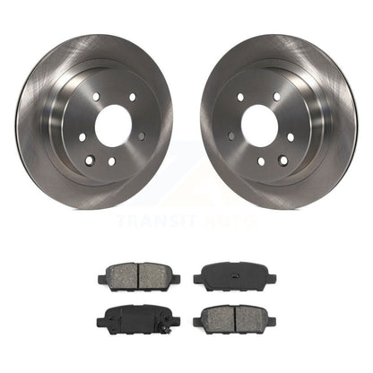 Brake Rotors Semi-Metallic Pad Rear Kit For Nissan Rogue Sport Qashqai LEAF Juke