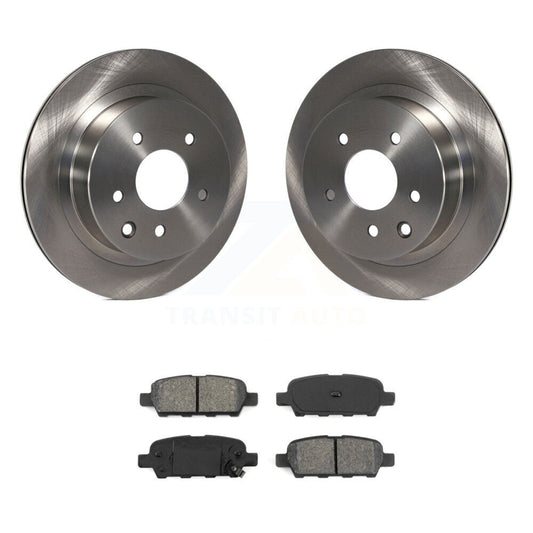 Brake Rotors Semi-Metallic Pad Rear Kit For Nissan Rogue Sport Qashqai LEAF Juke