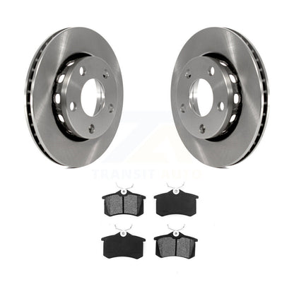 Disc Brake Rotors And Semi-Metallic Pads Rear Kit For 2000-2001 Audi S4