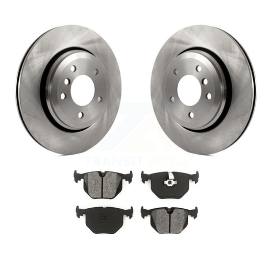 Disc Brake Rotors And Semi-Metallic Pads Rear Kit For BMW 330Ci 330i 330xi