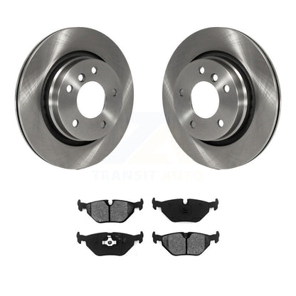 Disc Brake Rotors And Semi-Metallic Pads Rear Kit For BMW 328i