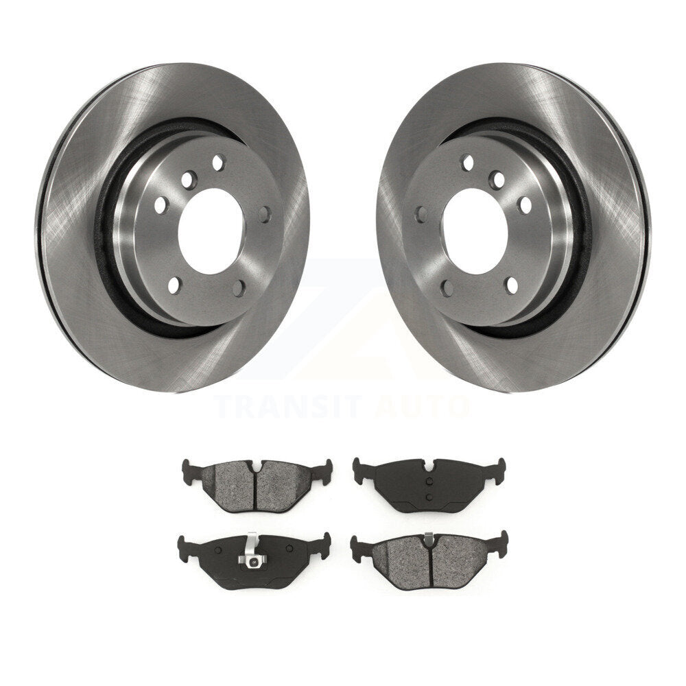 Brake Rotors Semi-Metallic Pad Rear Kit For BMW 325i 325Ci 328i 323Ci 323i 328is