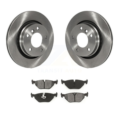 Brake Rotors Semi-Metallic Pad Rear Kit For BMW 325i 325Ci 328i 323Ci 323i 328is