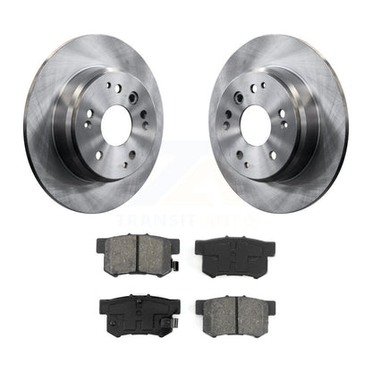 Disc Brake Rotors And Semi-Metallic Pads Rear Kit For Acura TL Honda Element