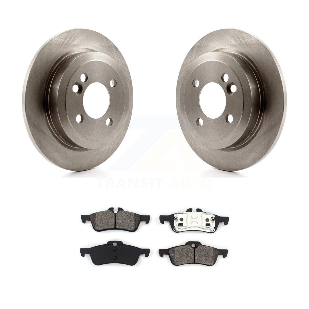 Disc Brake Rotors And Semi-Metallic Pads Rear Kit For Mini Cooper