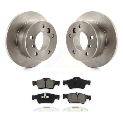 Disc Brake Rotors And Semi-Metallic Pads Rear Kit For Mercedes-Benz G55 AMG