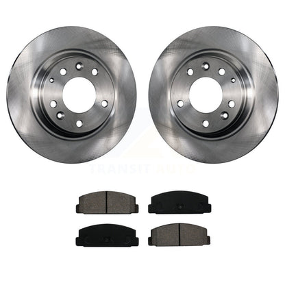 Disc Brake Rotors And Semi-Metallic Pads Rear Kit For Mazda 6 Protege