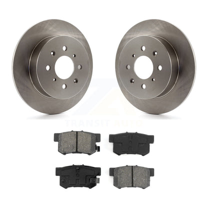 Disc Brake Rotors And Semi-Metallic Pads Rear Kit For Honda Civic Acura EL