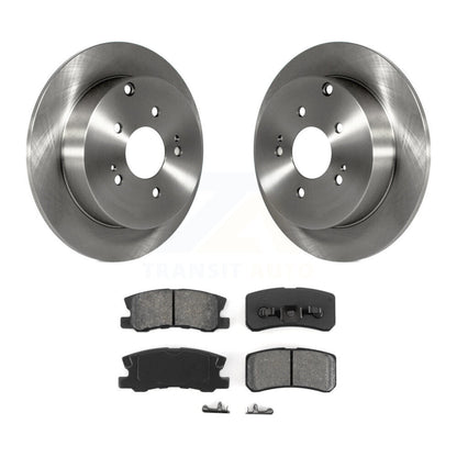 Disc Brake Rotors And Semi-Metallic Pads Rear Kit For Mitsubishi Endeavor
