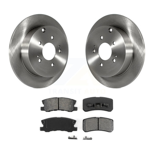 Disc Brake Rotors And Semi-Metallic Pads Rear Kit For Mitsubishi Endeavor