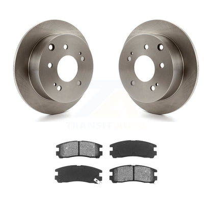 Disc Brake Rotors And Semi-Metallic Pads Rear Kit For Mitsubishi Eclipse Galant