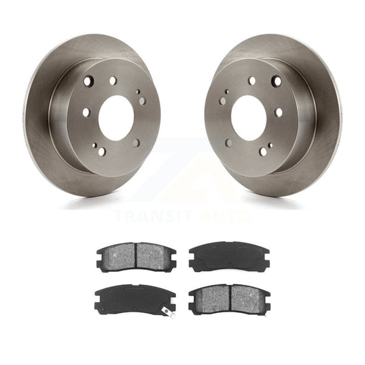 Disc Brake Rotors And Semi-Metallic Pads Rear Kit For Mitsubishi Eclipse Galant