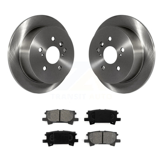 Brake Rotor & Semi-Metallic Pad Rear Kit For Lexus RX350 Toyota Highlander RX330