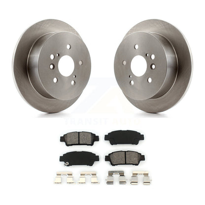 Disc Brake Rotors And Semi-Metallic Pads Rear Kit For 2004-2010 Toyota Sienna