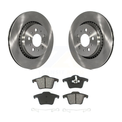 Disc Brake Rotors And Semi-Metallic Pads Rear Kit For 2003-2014 Volvo XC90