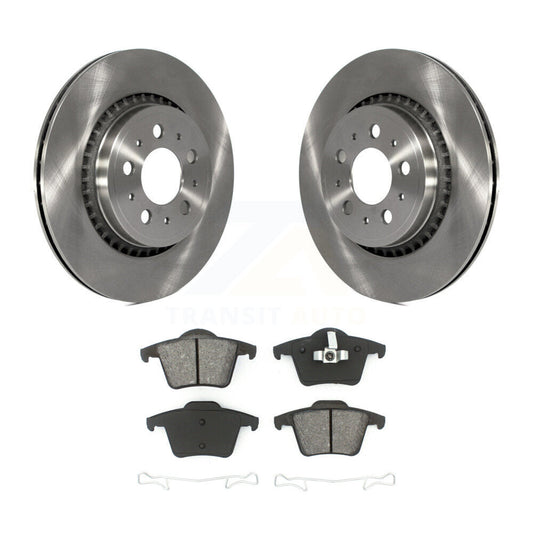 Disc Brake Rotors And Semi-Metallic Pads Rear Kit For 2003-2014 Volvo XC90