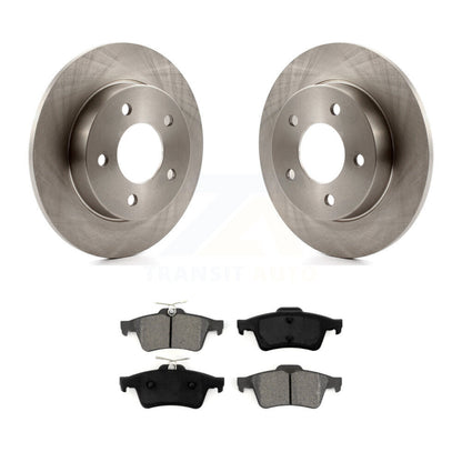 Disc Brake Rotors And Semi-Metallic Pads Rear Kit For Mazda 3 Sport