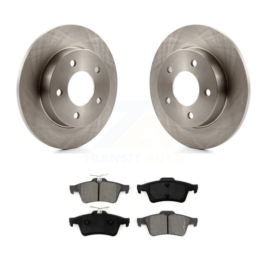 Disc Brake Rotors And Semi-Metallic Pads Rear Kit For Mazda 3 Sport