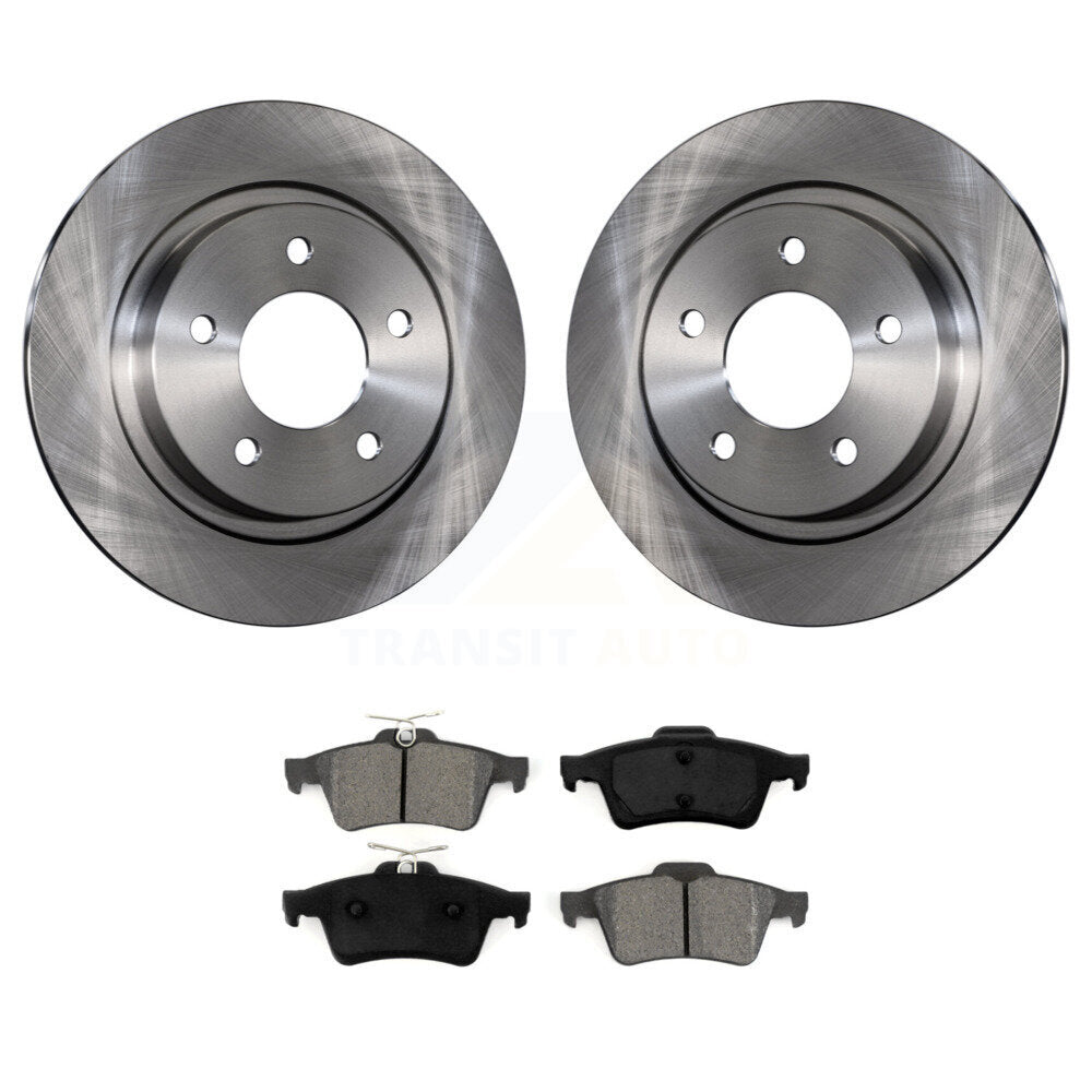 Disc Brake Rotors And Semi-Metallic Pads Rear Kit For Mazda 3 Sport