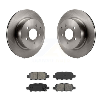 Brake Rotors Semi-Metallic Pad Rear Kit For INFINITI Nissan Maxima G37 QX50 EX35
