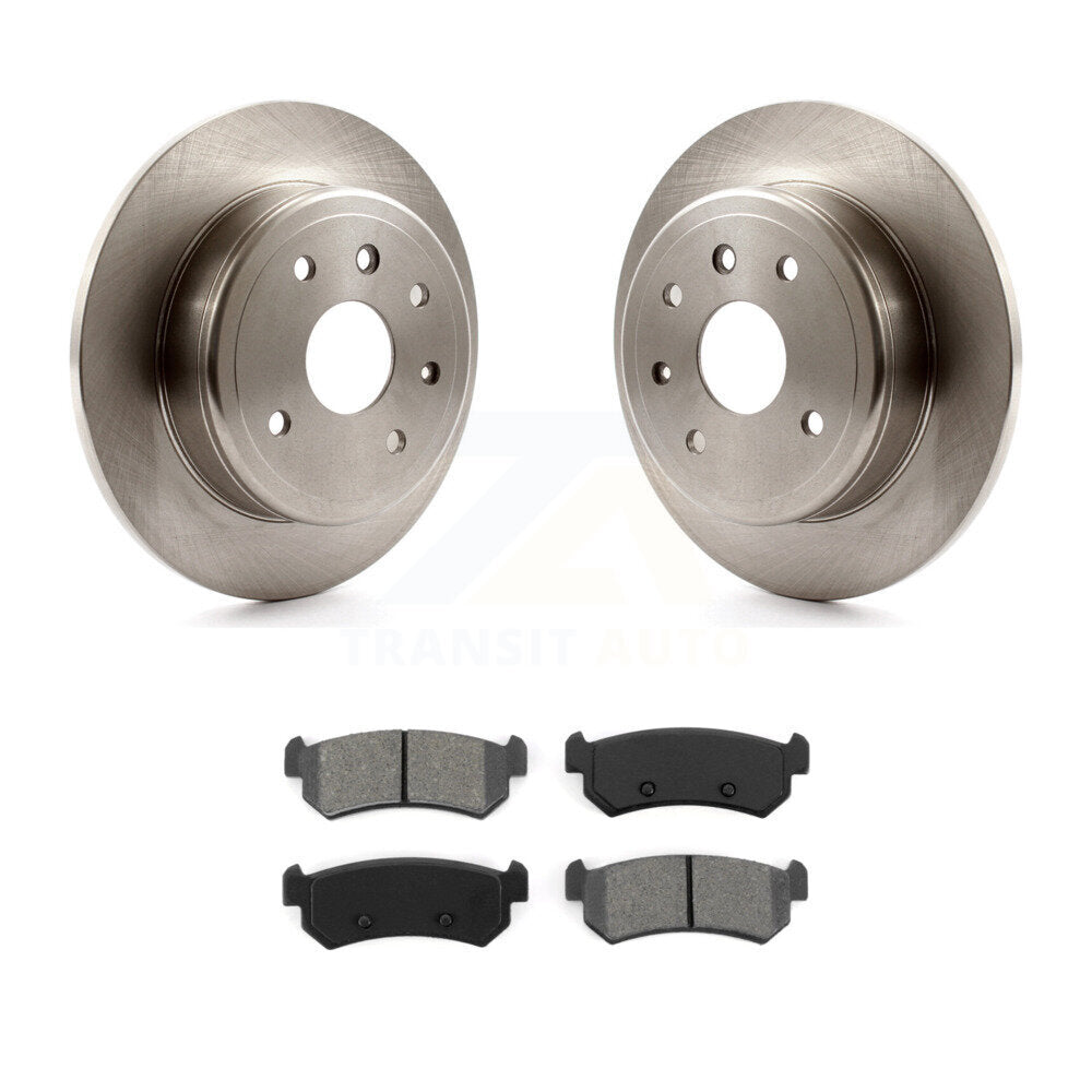 Disc Brake Rotors And Semi-Metallic Pads Rear Kit For Chevrolet Optra