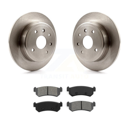 Disc Brake Rotors And Semi-Metallic Pads Rear Kit For Chevrolet Optra