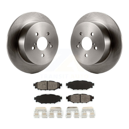 Disc Brake Rotors And Semi-Metallic Pads Rear Kit For Subaru Outback Legacy