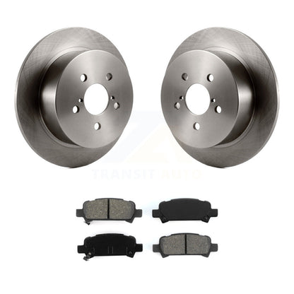 Brake Rotor Semi-Metallic Pad Rear Kit For Subaru Legacy With 17" Factory Wheels