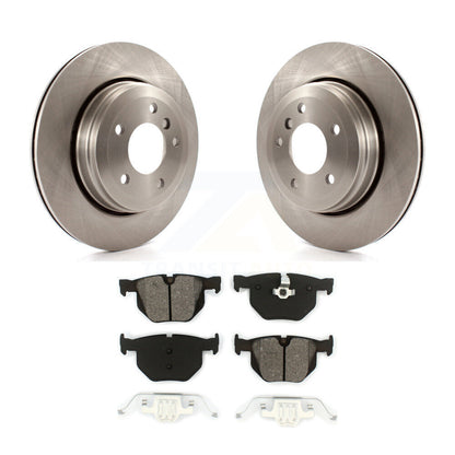 Disc Brake Rotors And Semi-Metallic Pads Rear Kit For BMW 530i 525i 528i